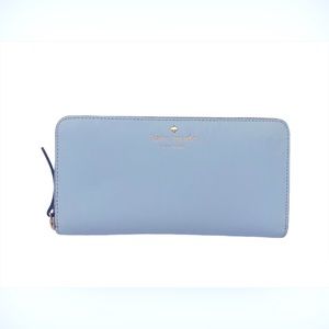 Kate Spade Zip-around Continental Wallet  Color Morning Sky